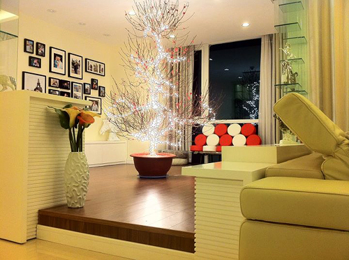 P.H Center Hưng Yên trang trí phòng khách đón Tết ph center hưng yên trang tri phong khach don tet